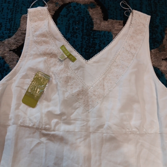 SIGRID OLSEN Short sleeve shirt size 12 floral print new with tags - Picture 4 of 5